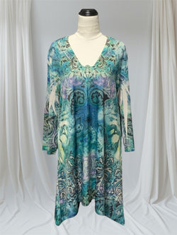 SEVEN SISTERS 3/4 Sleeve Top - Size Small